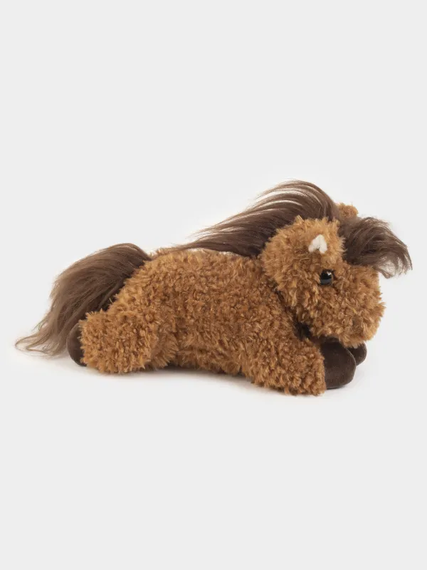 Игрушка, 30 см, мягкая, полиэстер, коричневая, Лошадь, Horse cute, image-2