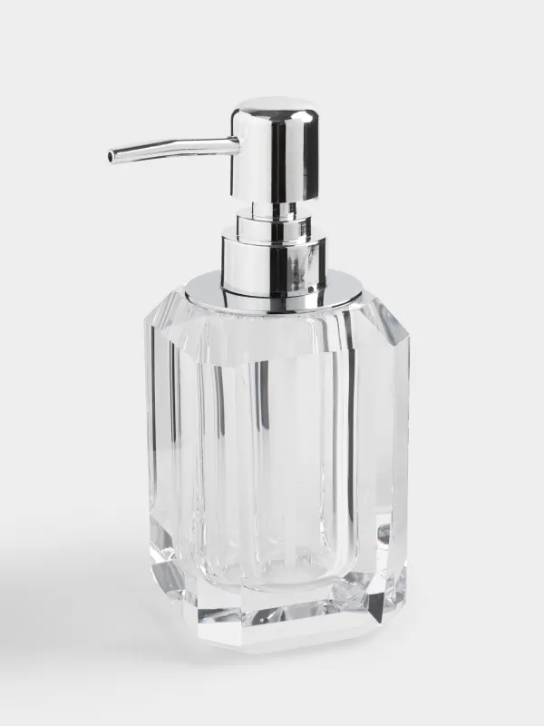 Диспенсер для жидкого мыла, 200 мл, Грани, Shower Crystal Glance, image-0