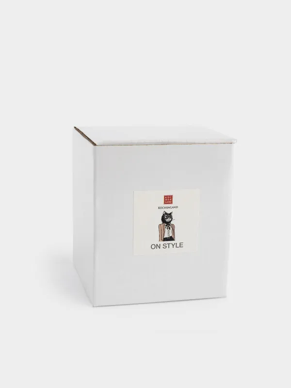 Кружка, 420 мл, Кошка в костюме, On style, image-5