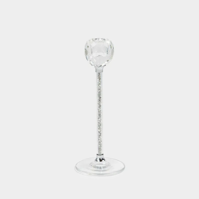 Подсвечник, 21 см, для тонкой свечи, Diamond