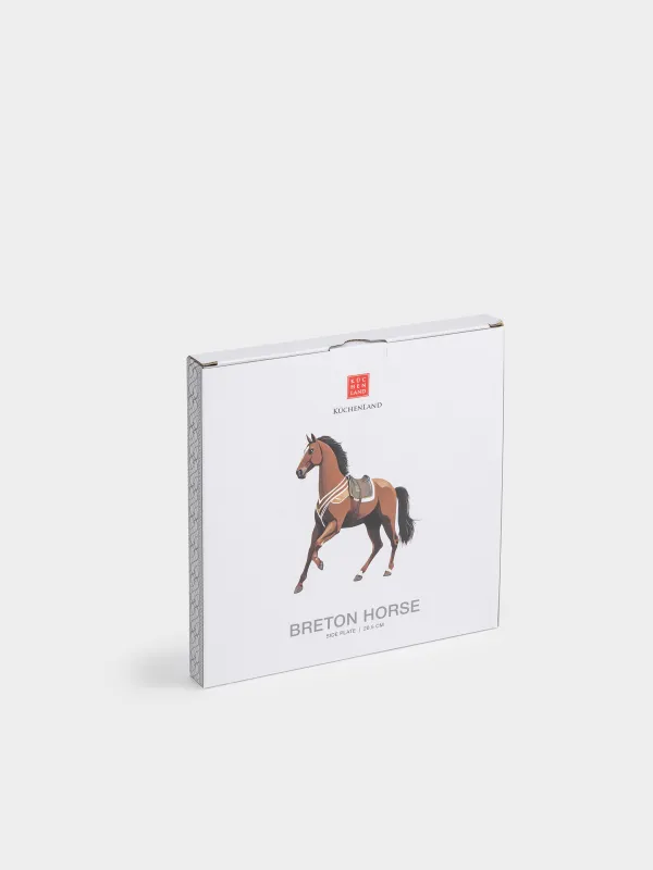 Тарелка закусочная, 21 см, Лошадь, Breton horse, image-6
