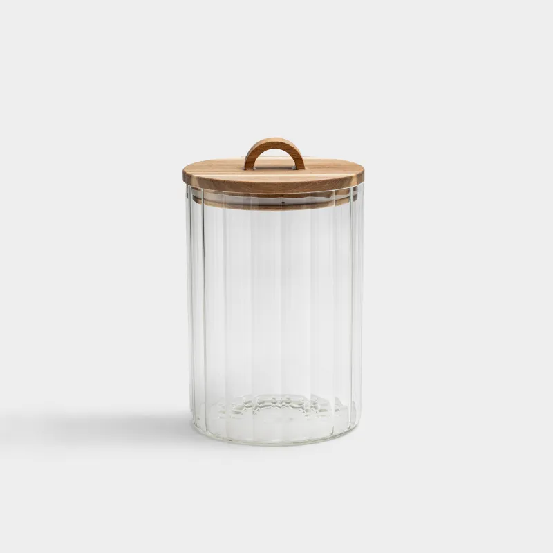 Банка для сыпучих продуктов, 1,6 л, Camellia wood