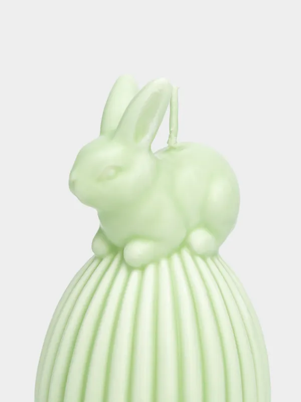 Свеча, 11 см, Кролик на яйце, Easter lace, image-1