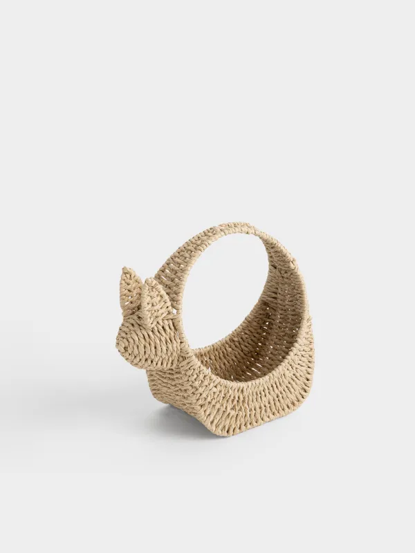 Корзина для хранения, 26х12х27 см, с ручками, Braided, image-4