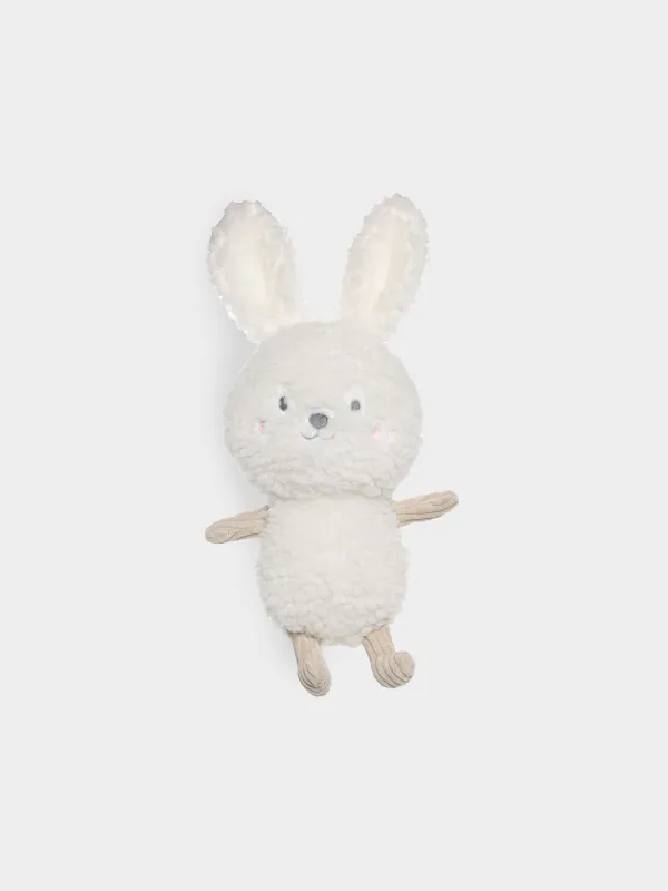 Игрушка, 25 см, мягкая, букле, бежевая, Зайка, Rabbit, image-0