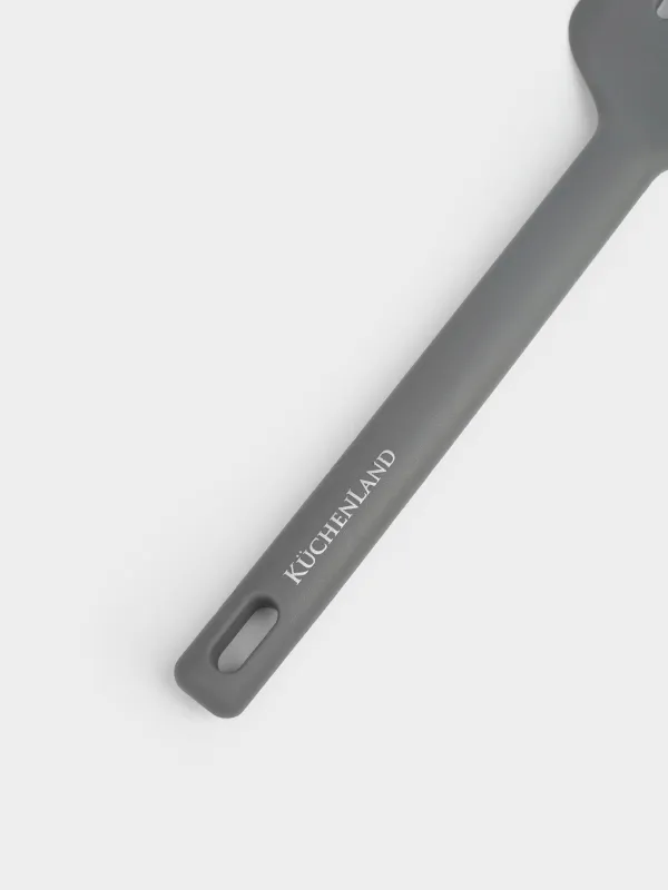 Лопатка, 30 см, с прорезями, Grey steel, image-4
