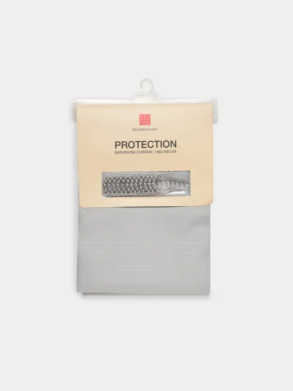 Штора для ванной, 180х180 см, с кольцами, Protection, image-0