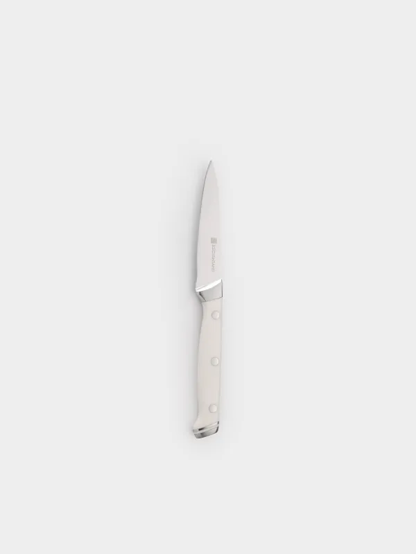 Нож для чистки овощей, 9 см, сталь/пластик, белый, Solo white, image-0