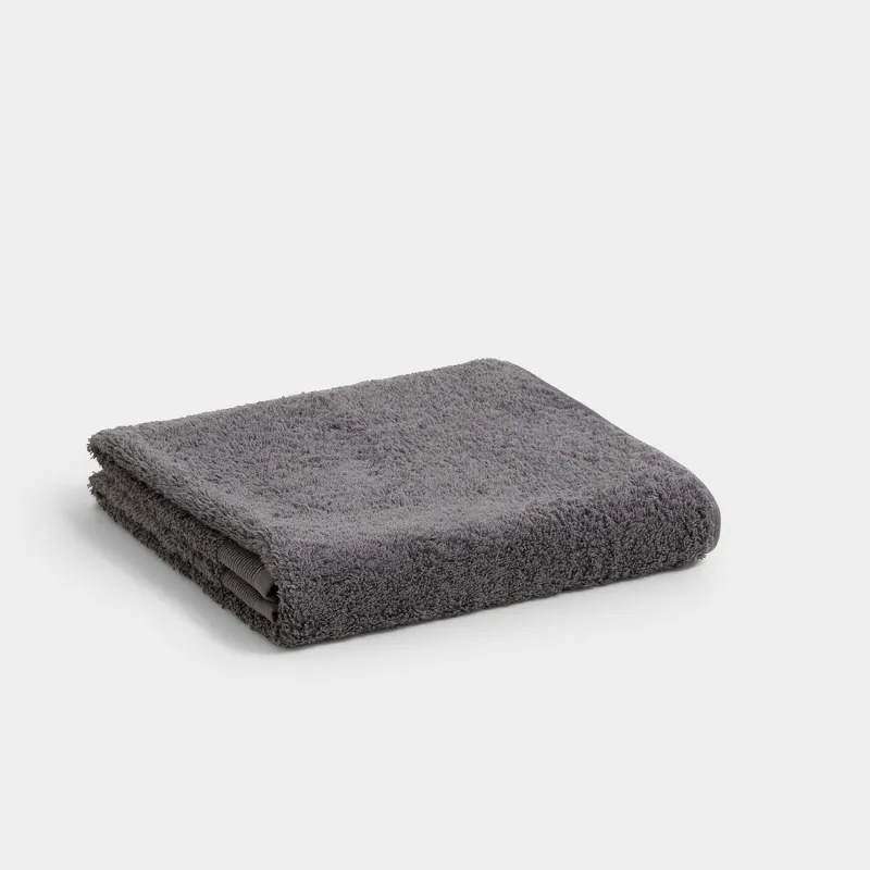Полотенце, 70х140 см, хлопок, темно-серое, Gentle cotton