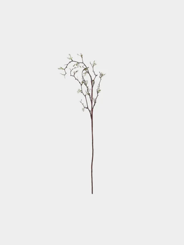 Ветка декоративная, 98 см, Белые бутоны, Flower garden, image-0