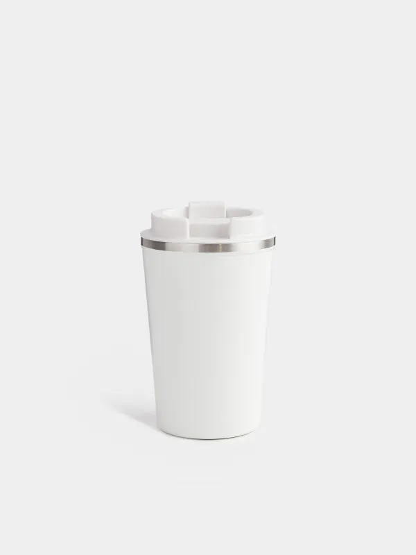 Термокружка, 350 мл, с надписью, Coffee time, image-3
