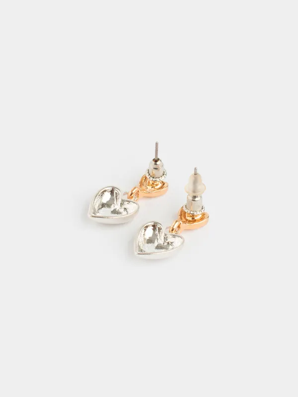 Серьги-пусеты, 2 см, металл, Jewelry heart, image-2