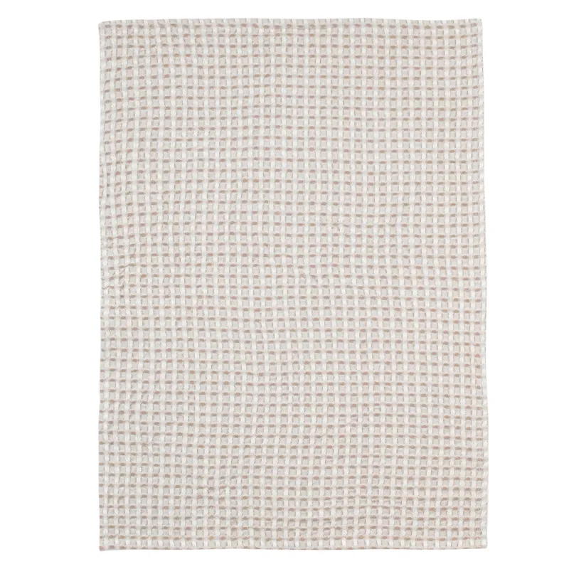 Полотенце кухонное, 40x60 см, хлопок, коричневое, Waffle