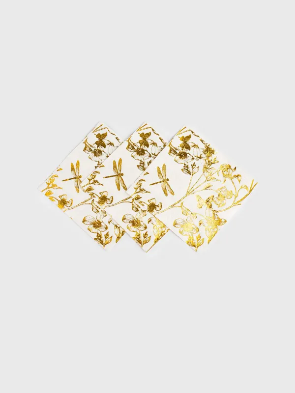 Салфетки бумажные, 33х33 см, 20 шт, Flower garden, image-1