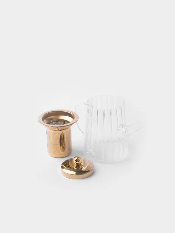 Чайник заварочный, 600 мл, Camellia gold, image-4