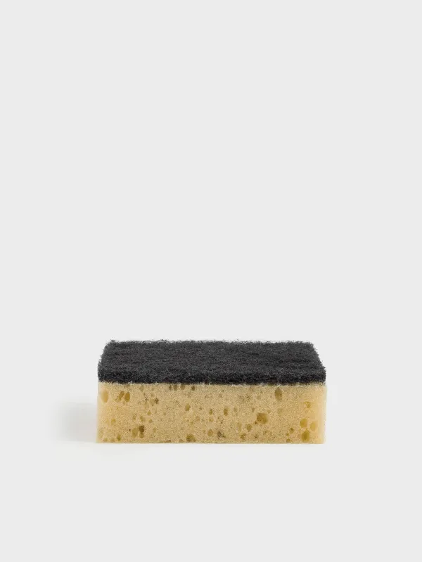 Губка для мытья посуды, 5 шт, Black clean, image-1