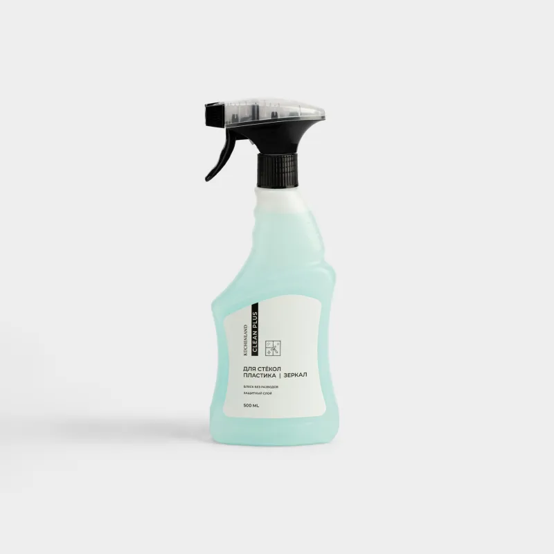Средство моющее для стекол, пластика и зеркал, 500 мл, Clean plus