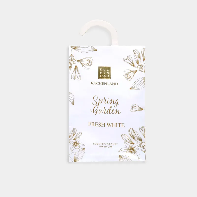 Саше ароматическое, 10х19 см, подвесное, Spring Garden, Fresh white