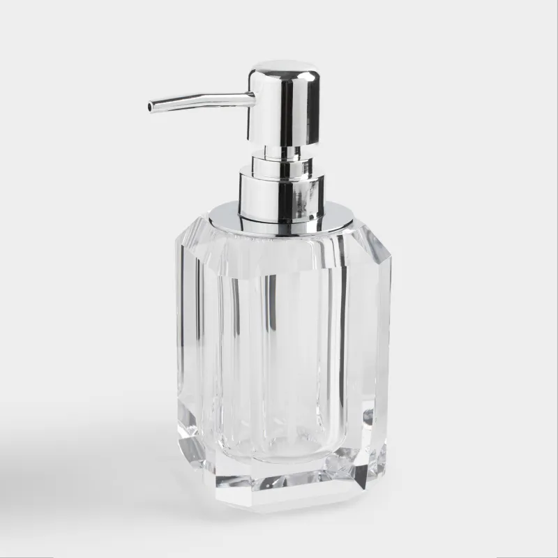 Диспенсер для жидкого мыла, 200 мл, Грани, Shower Crystal Glance