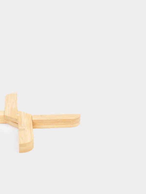 Подставка под горячее, 20 см, складная, Bamboo, image-3