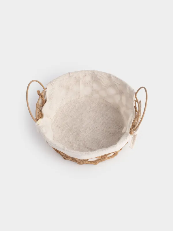 Корзина для хлеба, бежевая, Jute, image-4