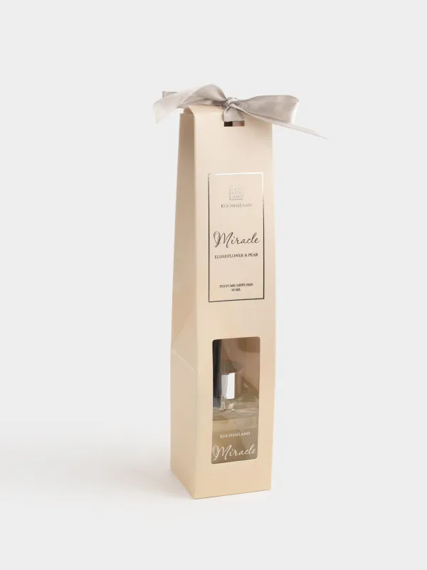 Ароматический диффузор, 90 мл, Elderflower & Pear, Miracle, image-4