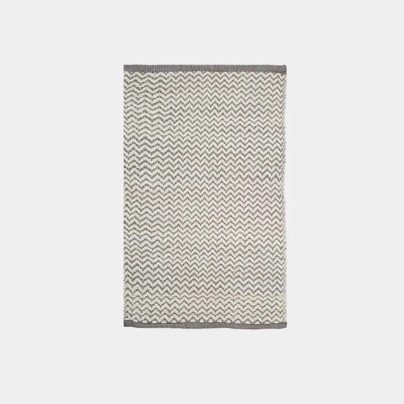 Коврик, 50х80 см, Зигзаги с люрексом, Shiny threads