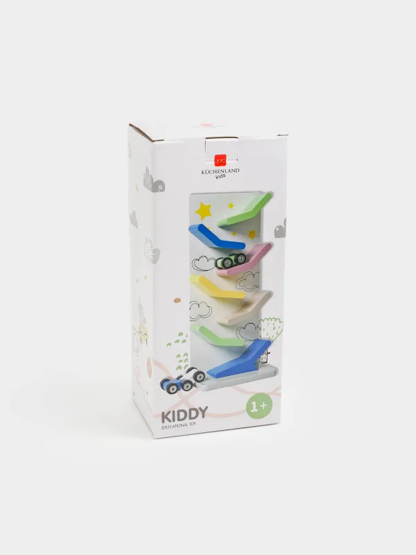Игрушка, 27 см, Гоночный трек с машинками, Kiddy, image-4