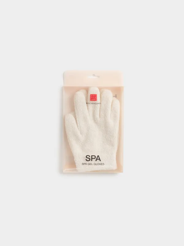 СПА-перчатки гелевые, 20 см, многоразовые, полиэстер, молочные, Spa, image-5