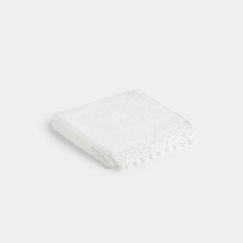 Полотенце, Кружево, молочное, Lace cotton