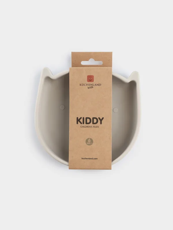 Тарелка, 17х16 см, на присоске, Кот, Kiddy, image-6