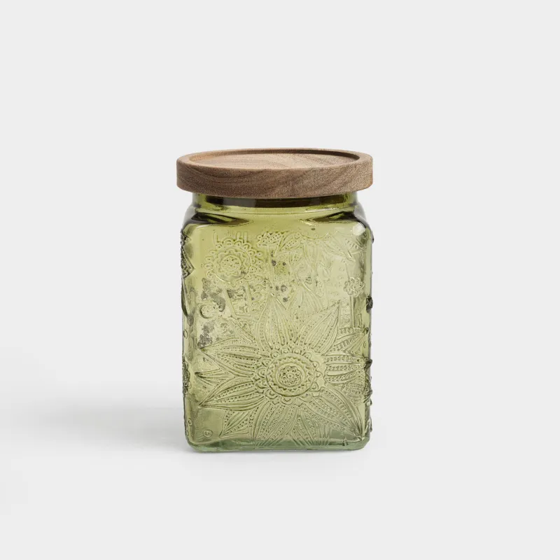 Банка для сыпучих продуктов, 750 мл, Bloome wood