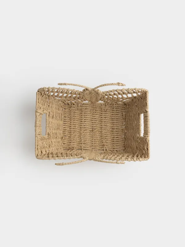 Корзина для хранения, 37х23х22 см, с ручками, Braided, image-4