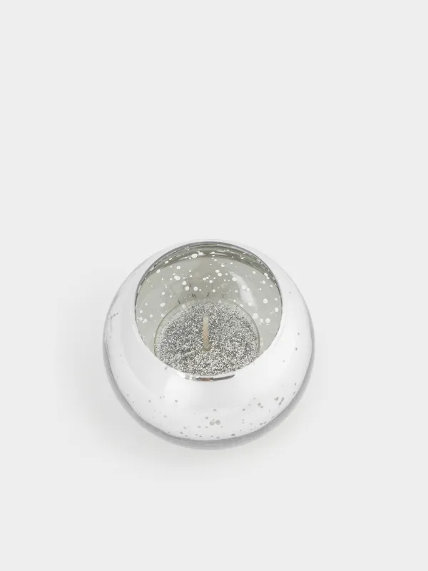 Свеча ароматическая, чайная, 4 см, 4 шт, с подсвечником, Patina, image-2
