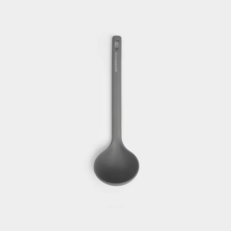 Половник, 30 см, силикон, серый, Grey steel