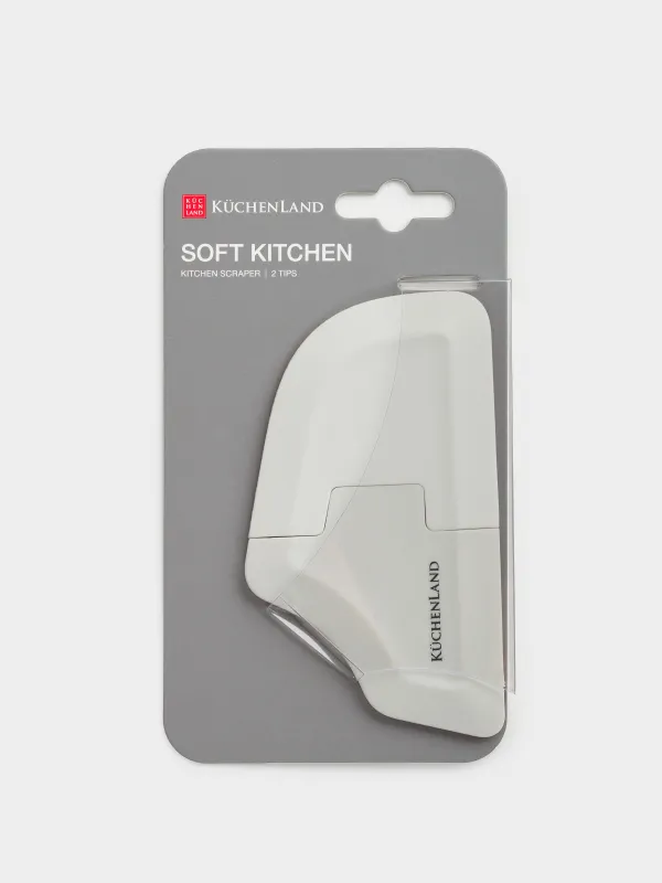 Скребок для мытья на кухне, 2 насадки, Soft kitchen, image-4