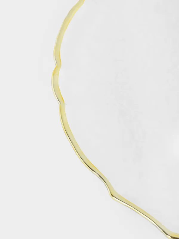 Тарелка подстановочная, 33 см, с золотистым кантом, Nautilus gold, image-4