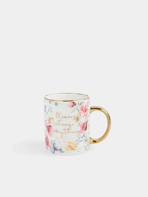 Кружка, 350 мл, Цветы, Flowers, image-0