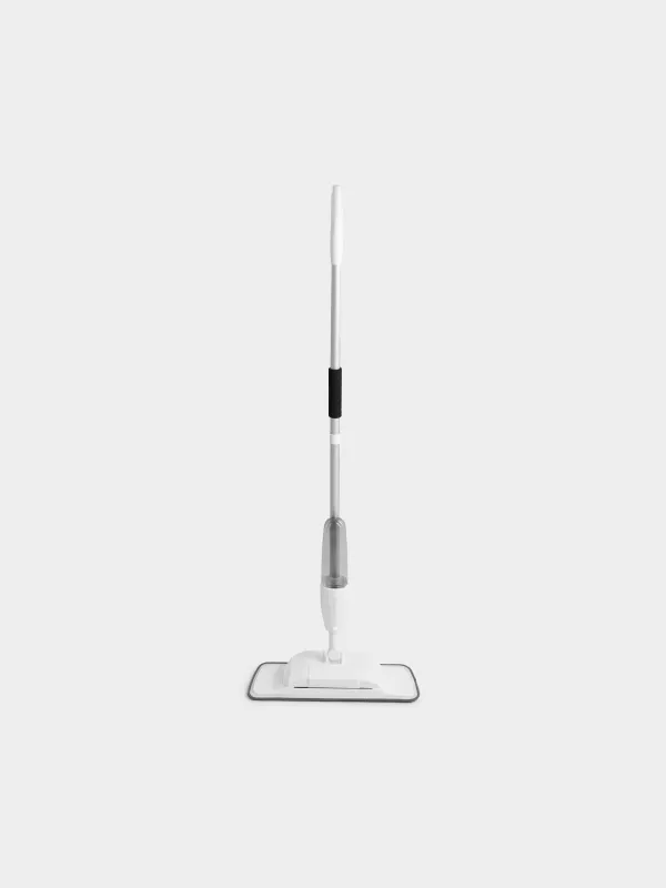 Швабра, с пульверизатором, со сборщиком мусора, трапеция, белая, Mop light, image-0