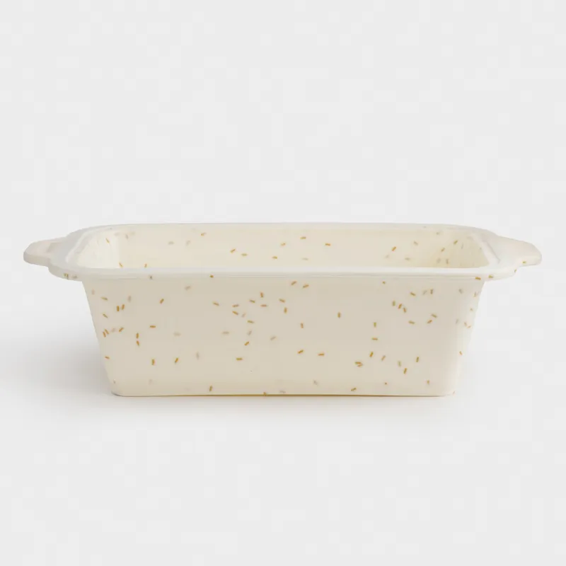 Форма для выпечки, в крапинку, молочная, Bakery speckled
