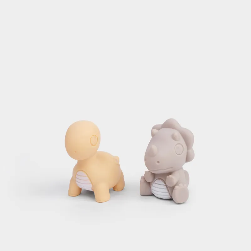 Набор игрушек для купания, 8 см, с подсветкой, Dino