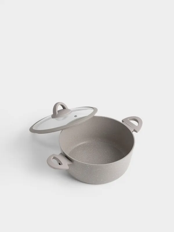 Кастрюля, с крышкой, с покрытием, Ginelli, image-2