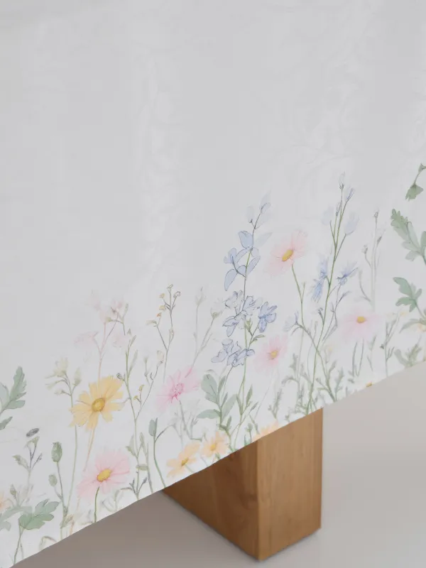 Скатерть, 170х250 см, из жаккарда, Полевые цветы, Petals serenity, image-2