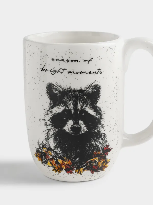 Кружка, 550 мл, Еж в листьях, Hedgehog in leaves, image-1
