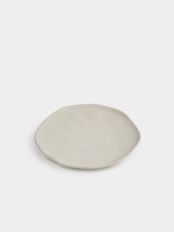 Тарелка обеденная, 27 см, Мятый эффект, Crumple creme, image-1