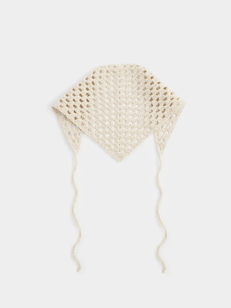 Косынка вязаная Knitting lace, image-1