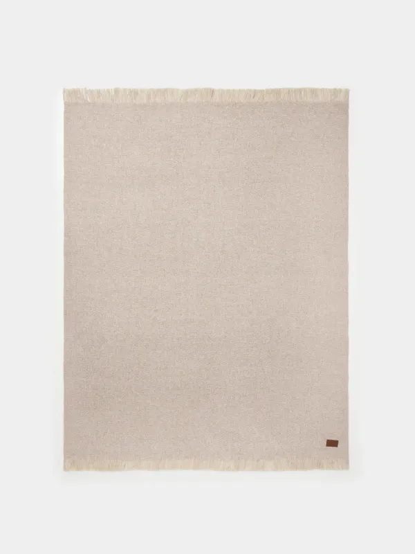 Плед, 130х170 см, с бахромой, Neutral, image-3