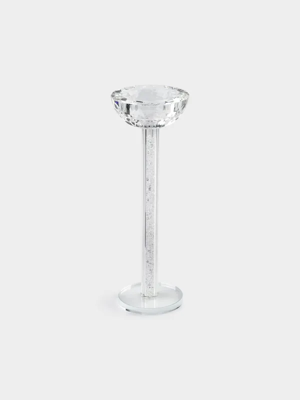 Подсвечник, 23 см, для чайной/тонкой свечи, Кристалл, Crystal, image-1