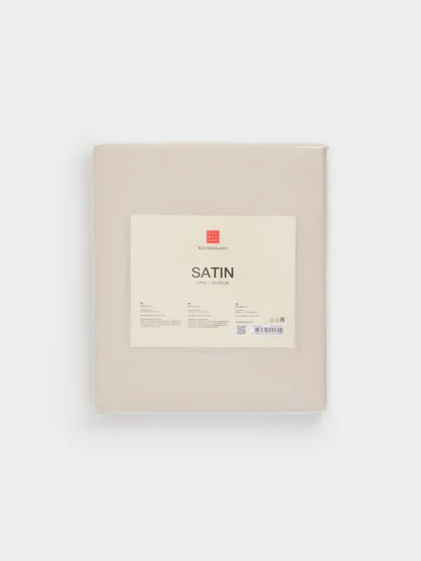Наволочка, песочная, Satin, image-4