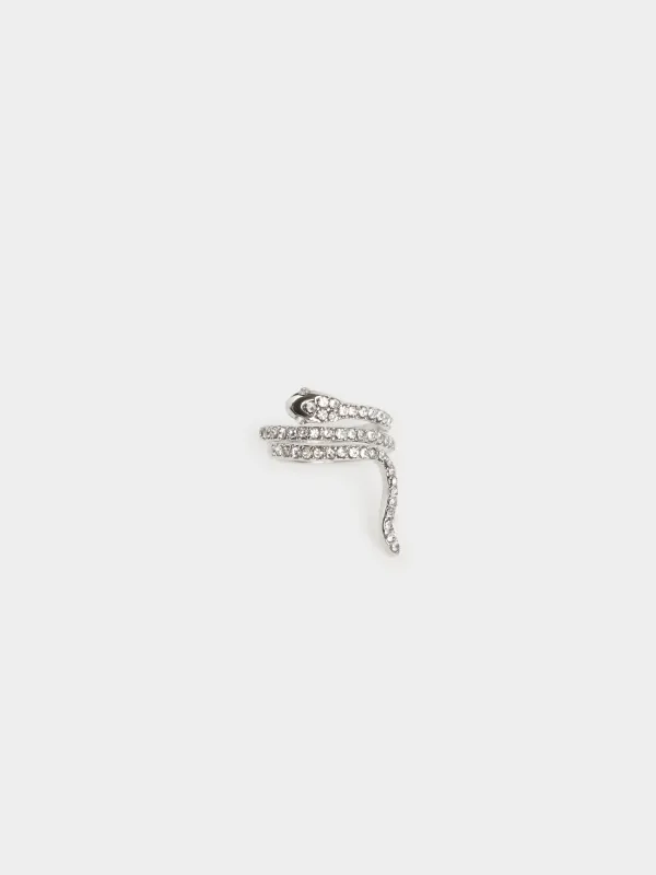 Кольцо, Змея, Jewelry crystal, image-0